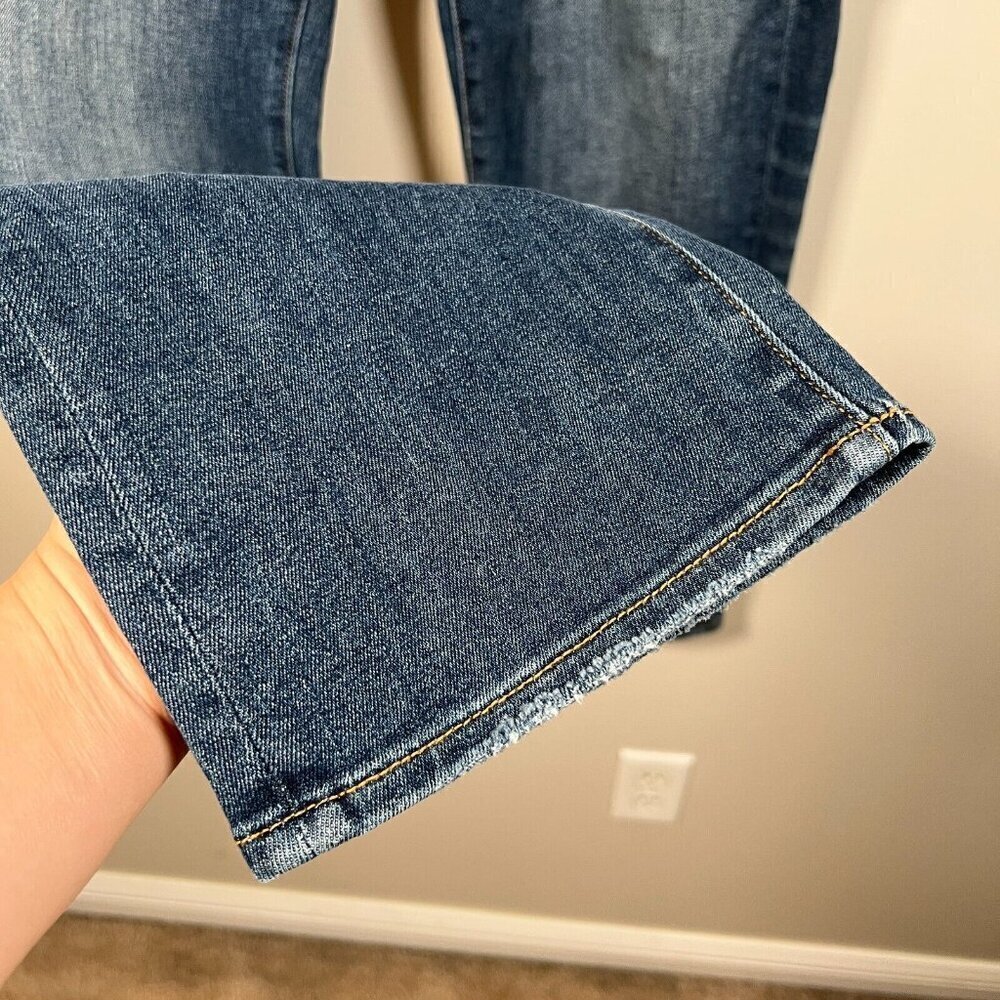 Driftwood Royce Jeans Size 29 High Rise Straight Leg Ankle Medium Wash Blue - Picture 7 of 10